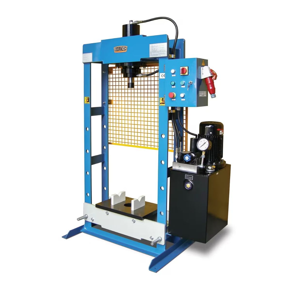 Baileigh HSP-30M 220V 30-Ton Electric Hydraulic H-Frame Press