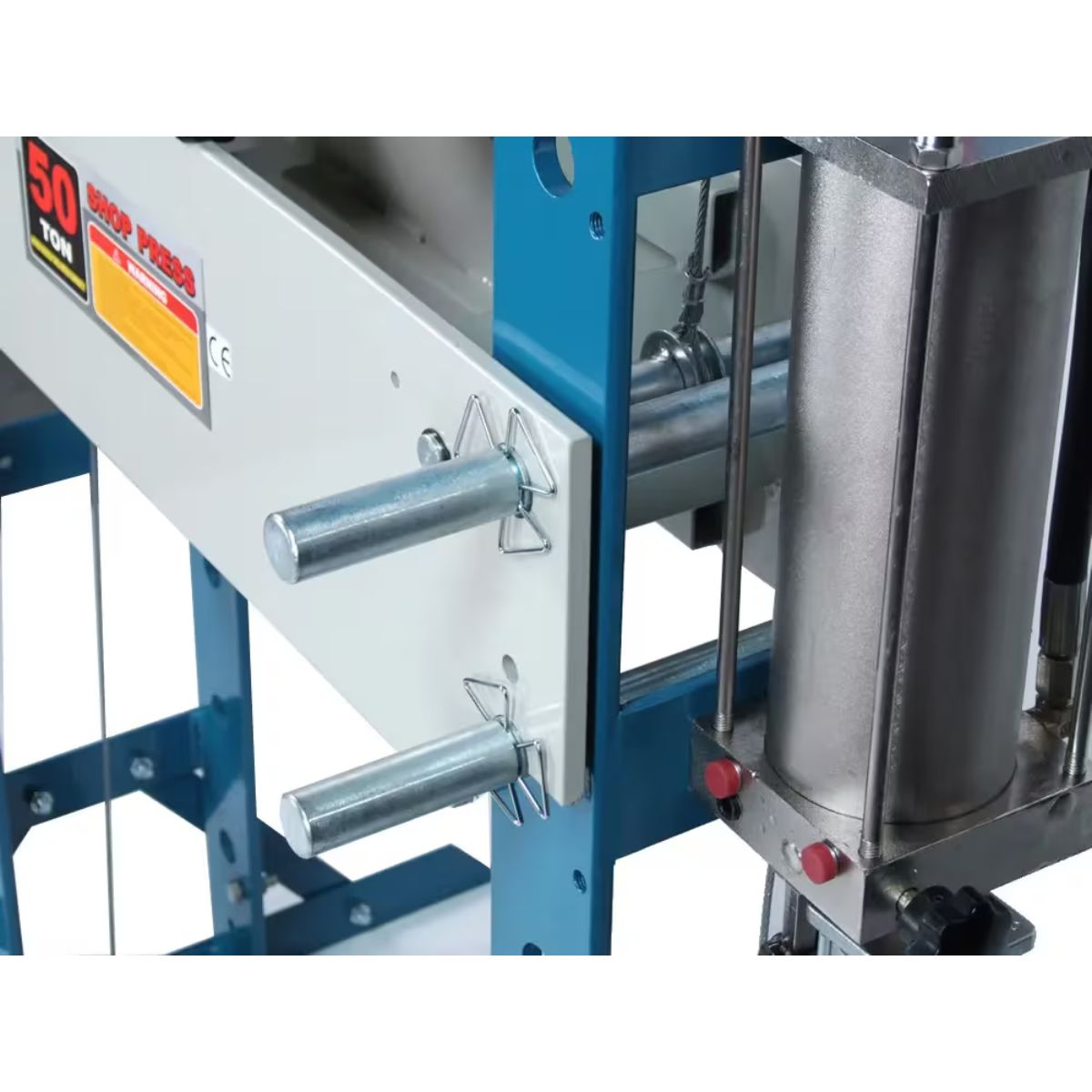 Baileigh HSP-50A 50-Ton Air/Hand H-Frame Press — CE Approved