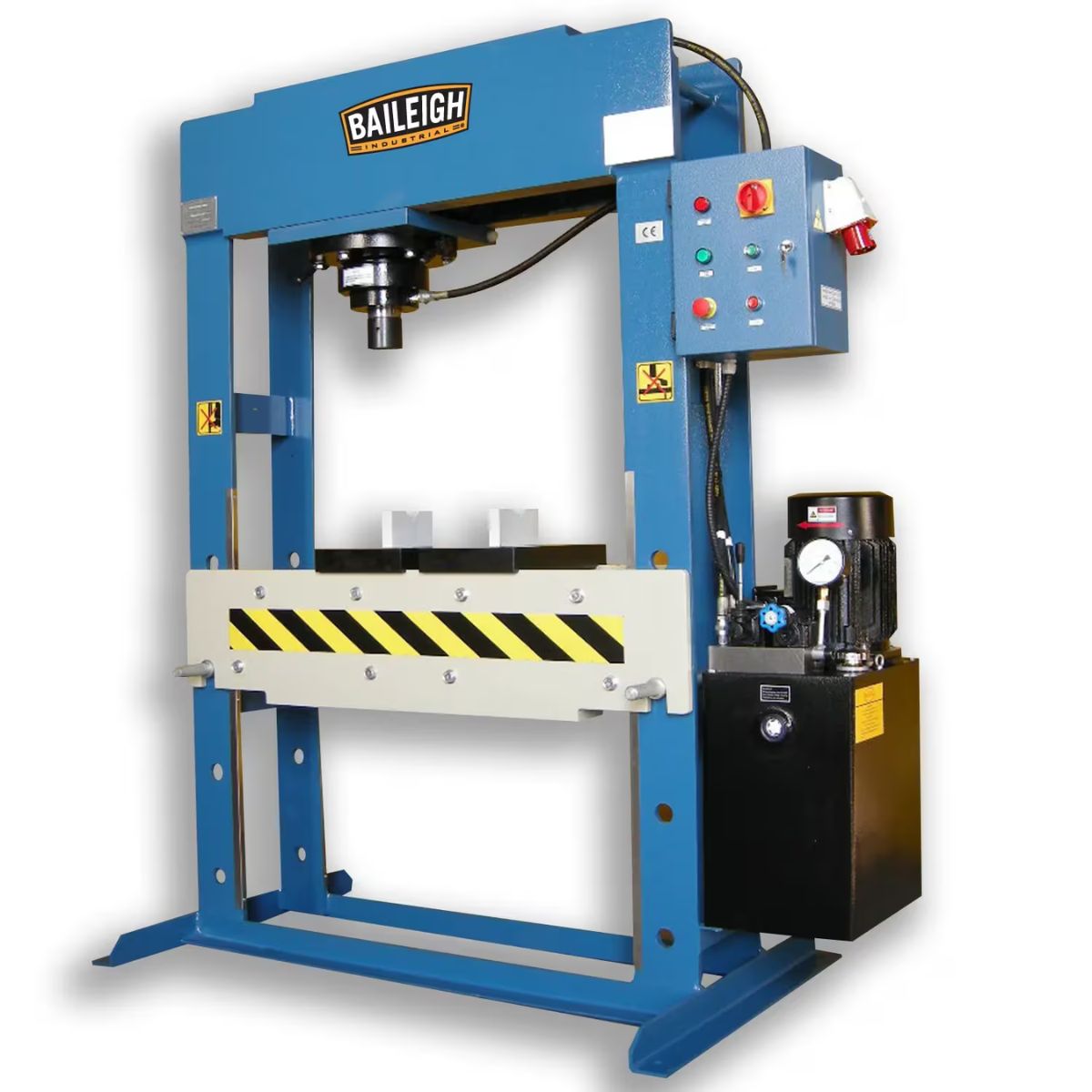 Baileigh HSP-60M 220V 3-Phase 60-Ton Electric Hydraulic H-Frame Press