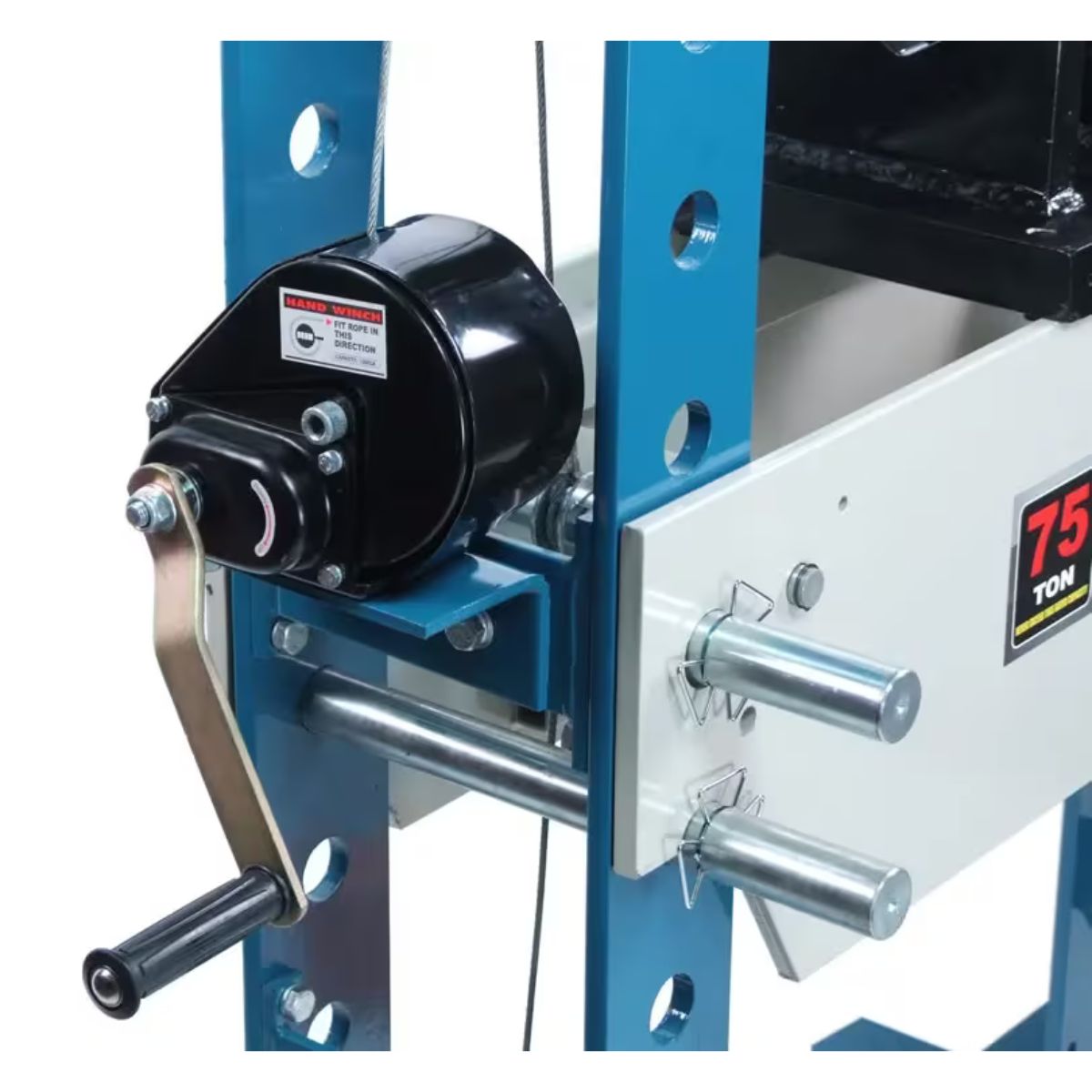 Baileigh HSP-75A 75-Ton Air/Hand H-Frame Press — CE Approved