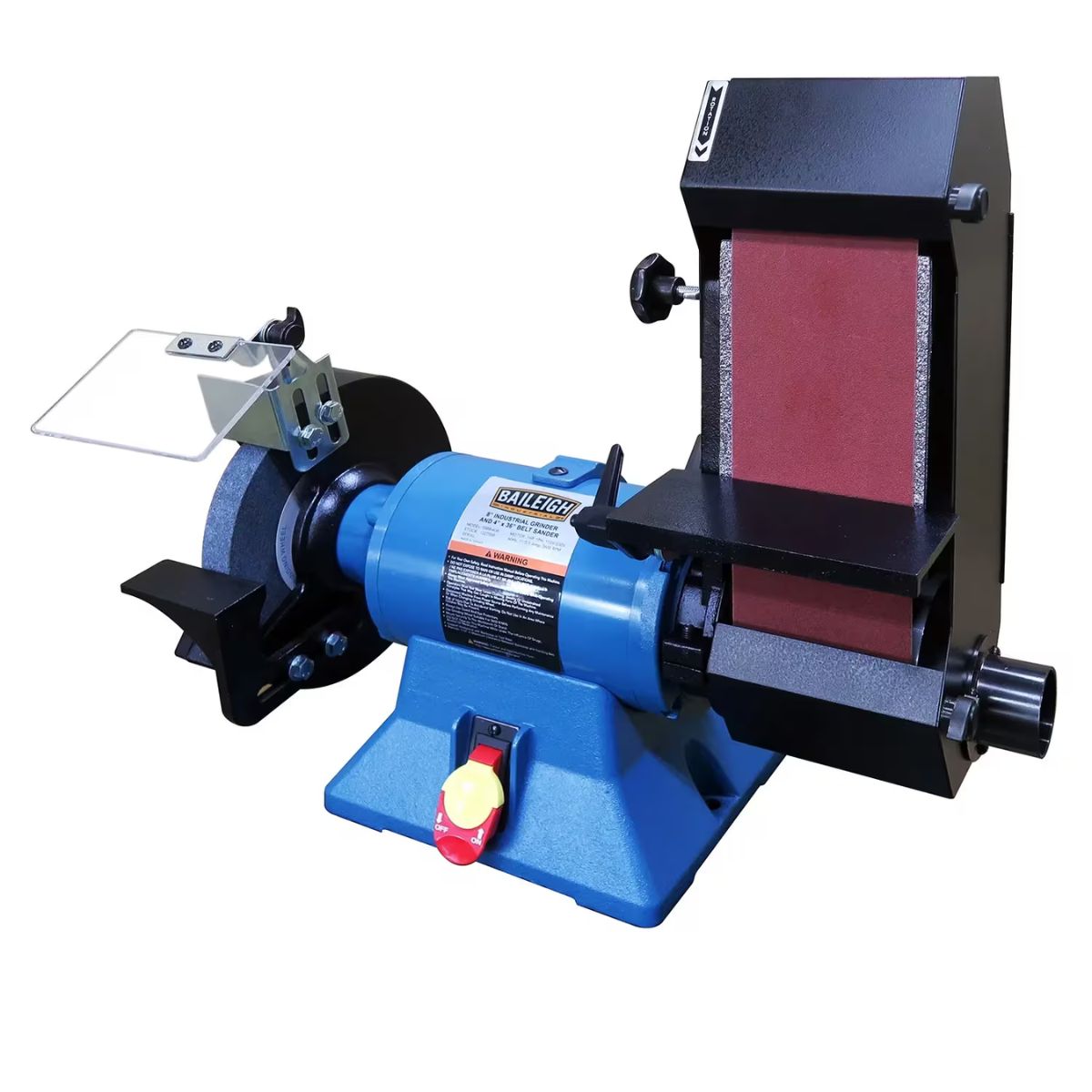 Baileigh IGBB-436 8" Bench Grinder & 4" × 36" Belt Sander Combo