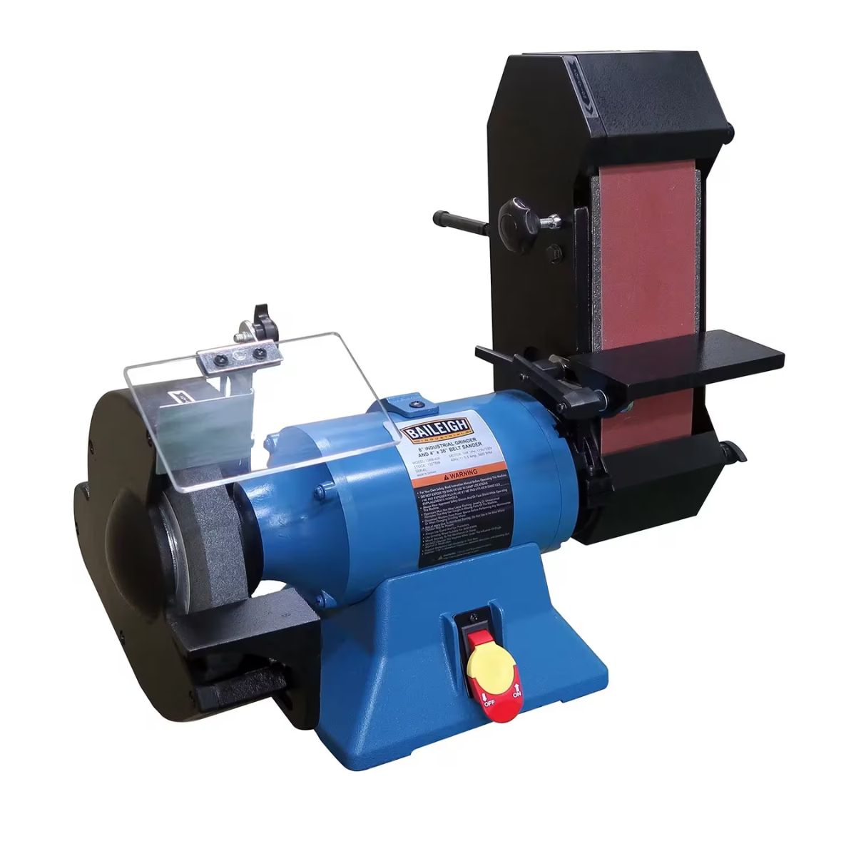 Baileigh IGBB-436 8" Bench Grinder & 4" × 36" Belt Sander Combo