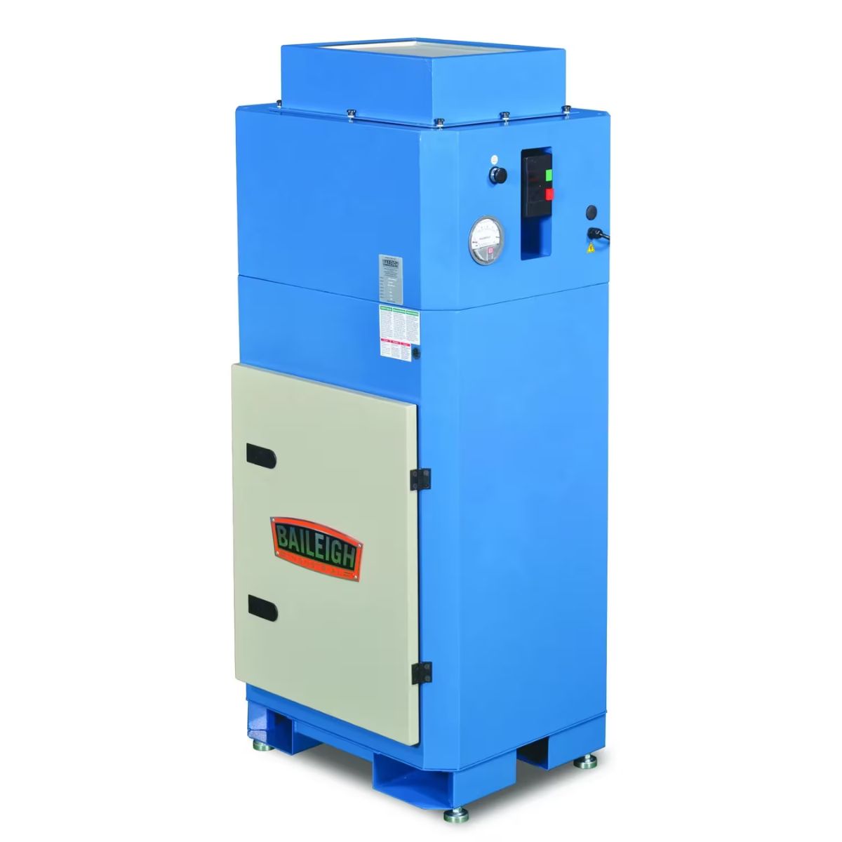 Baileigh MDC-1200-HD 1100 CFM Heavy Duty Metal Dust Collector