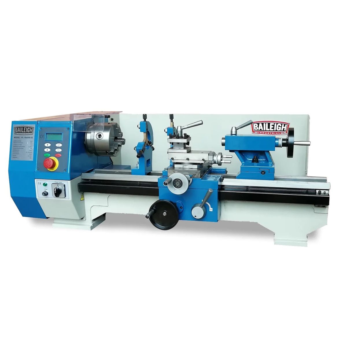 Baileigh PL-1022VS-V2 10" × 22" Variable Speed Benchtop Lathe