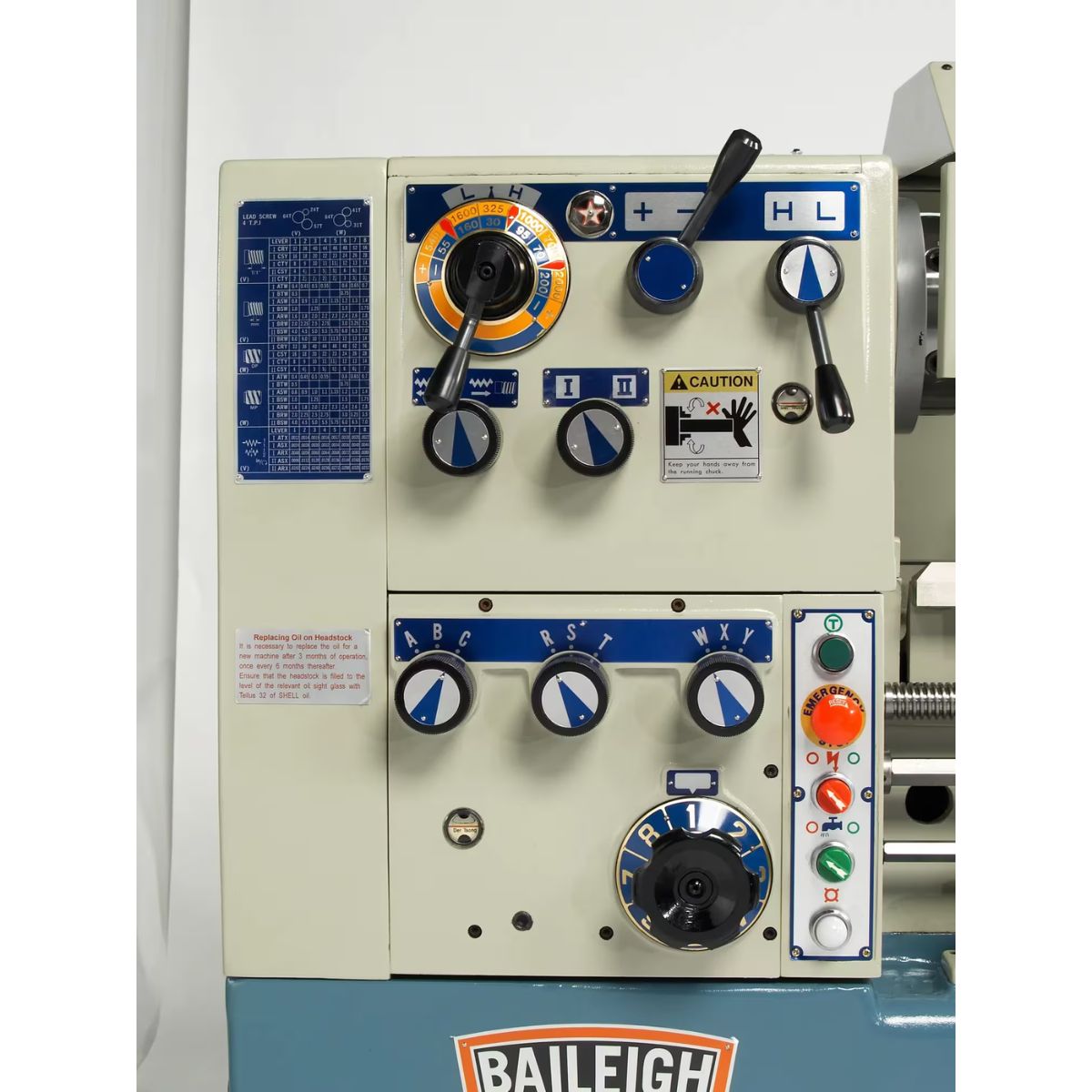 Baileigh PL-1860 18" × 60" Precision Geared Head Lathe