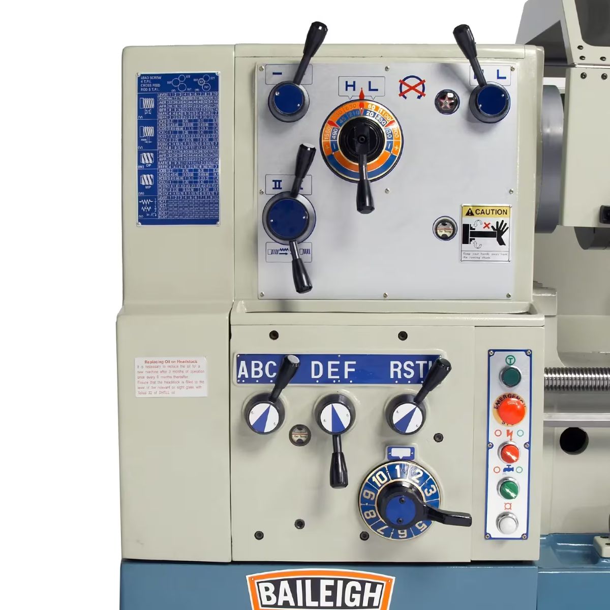 Baileigh PL-2080 20" × 80" Precision Geared Head Lathe