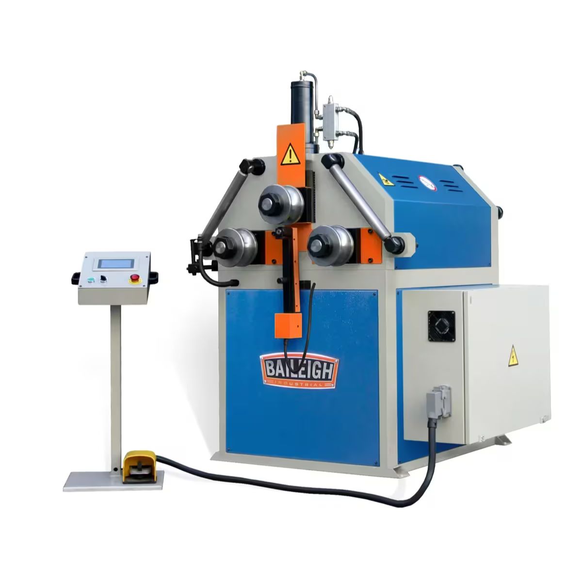 Baileigh R-CNC80 220V 3-Phase CNC Hydraulic Roll Bender with Arc Meter