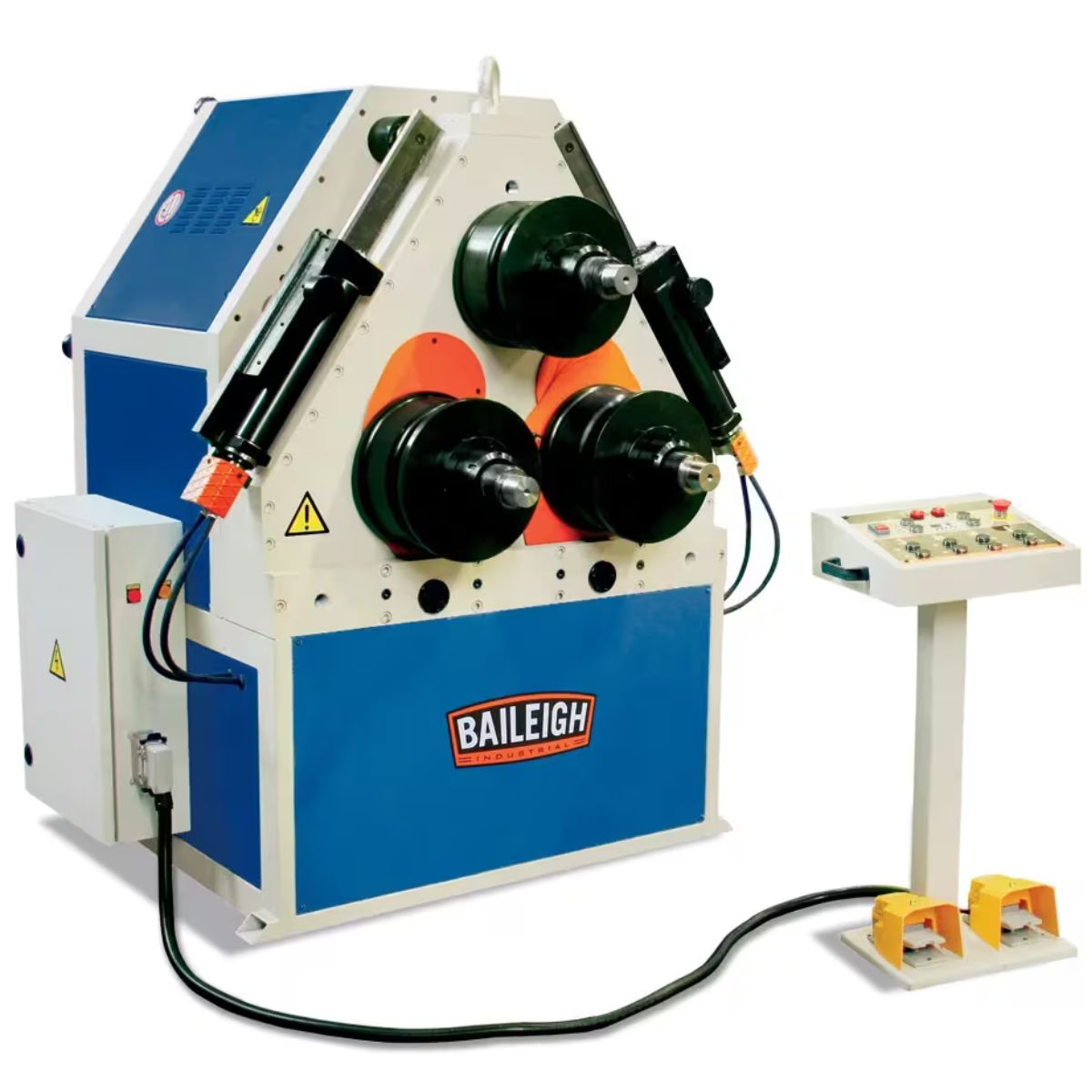 Baileigh R-H120 220V 3-Phase Hydraulic Double Pinch Roll Bender