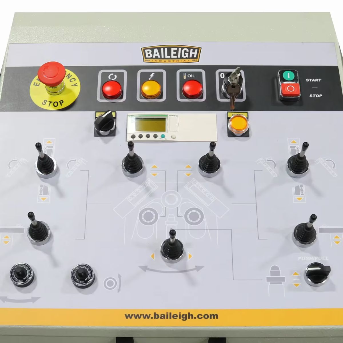 Baileigh R-H250 480V 3-Phase Hydraulic Double Pinch Roll Bender