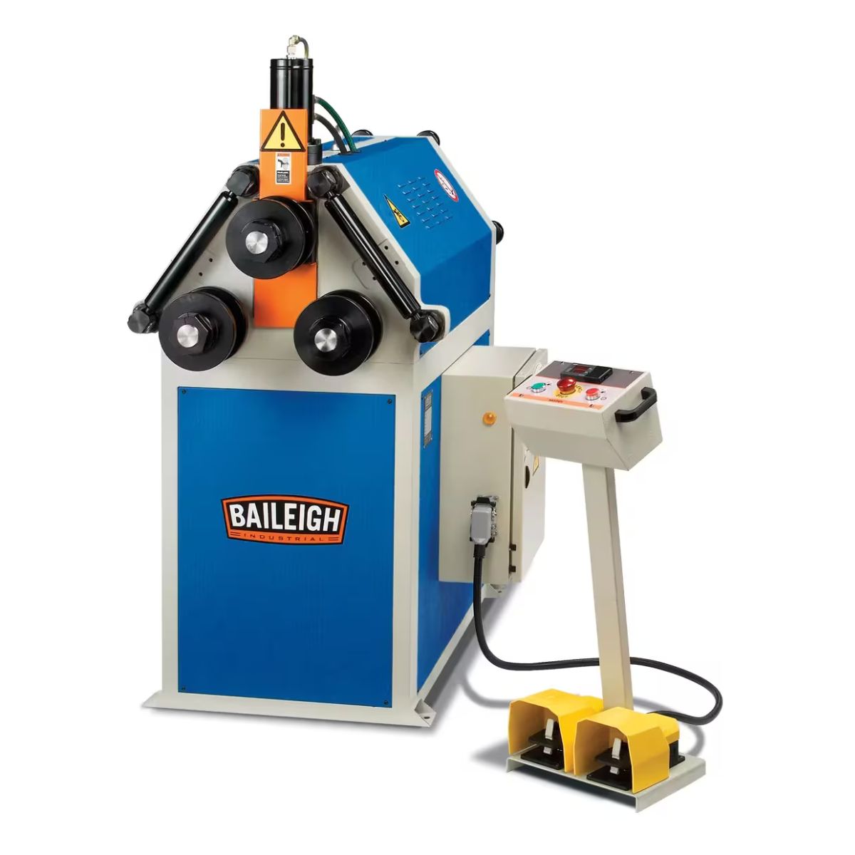 Baileigh R-H55 220V 3-Phase Electric Roll Bender with Hydraulic Top Roll