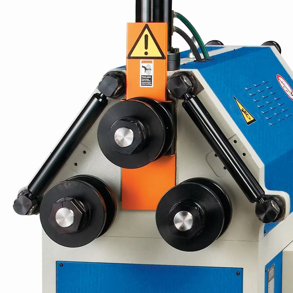 Baileigh R-H55 220V 3-Phase Electric Roll Bender with Hydraulic Top Roll