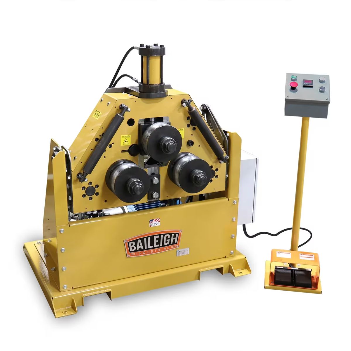Baileigh R-H60-HD 220V Hydraulic Drive Roll Bender with Hydraulic Top Roll — 2-1/2" Schedule 40 Capacity