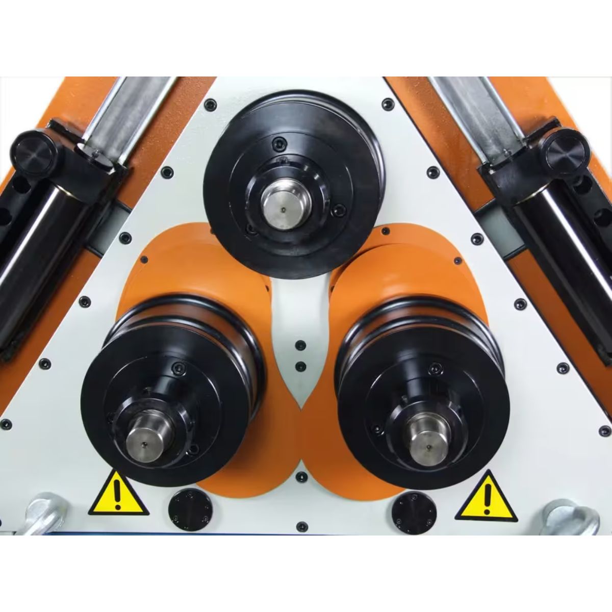 Baileigh R-H85 220V 3-Phase Hydraulic Double Pinch Roll Bender with Hydraulic Guide Rolls