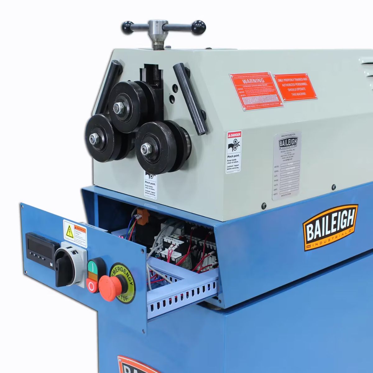 Baileigh R-M20 Ring & Angle Roll Bender — 1" Round Tube Capacity