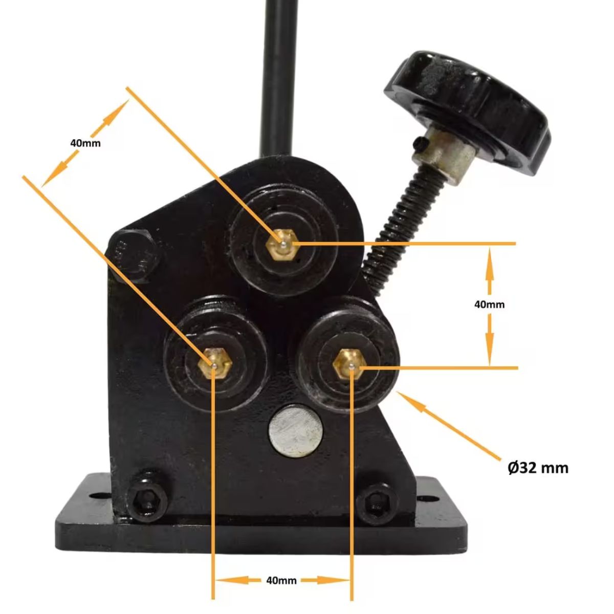 Baileigh R-M3 Manual Ring & Angle Roll Bender — 1/4" Round Capacity