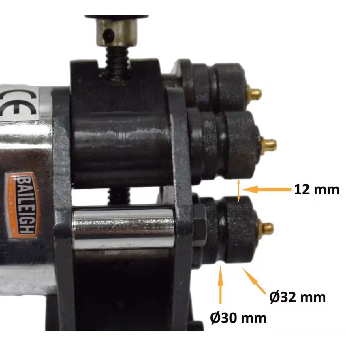 Baileigh R-M3 Manual Ring & Angle Roll Bender — 1/4" Round Capacity