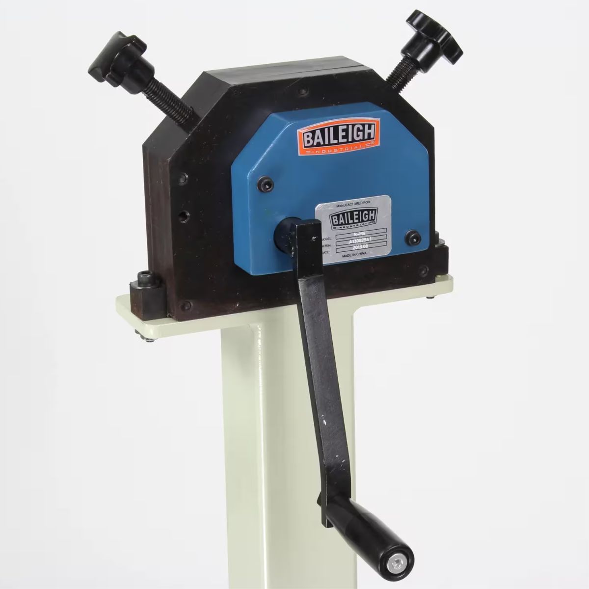 Baileigh R-M5 Manual Three-Roll Ring Bender with Stand