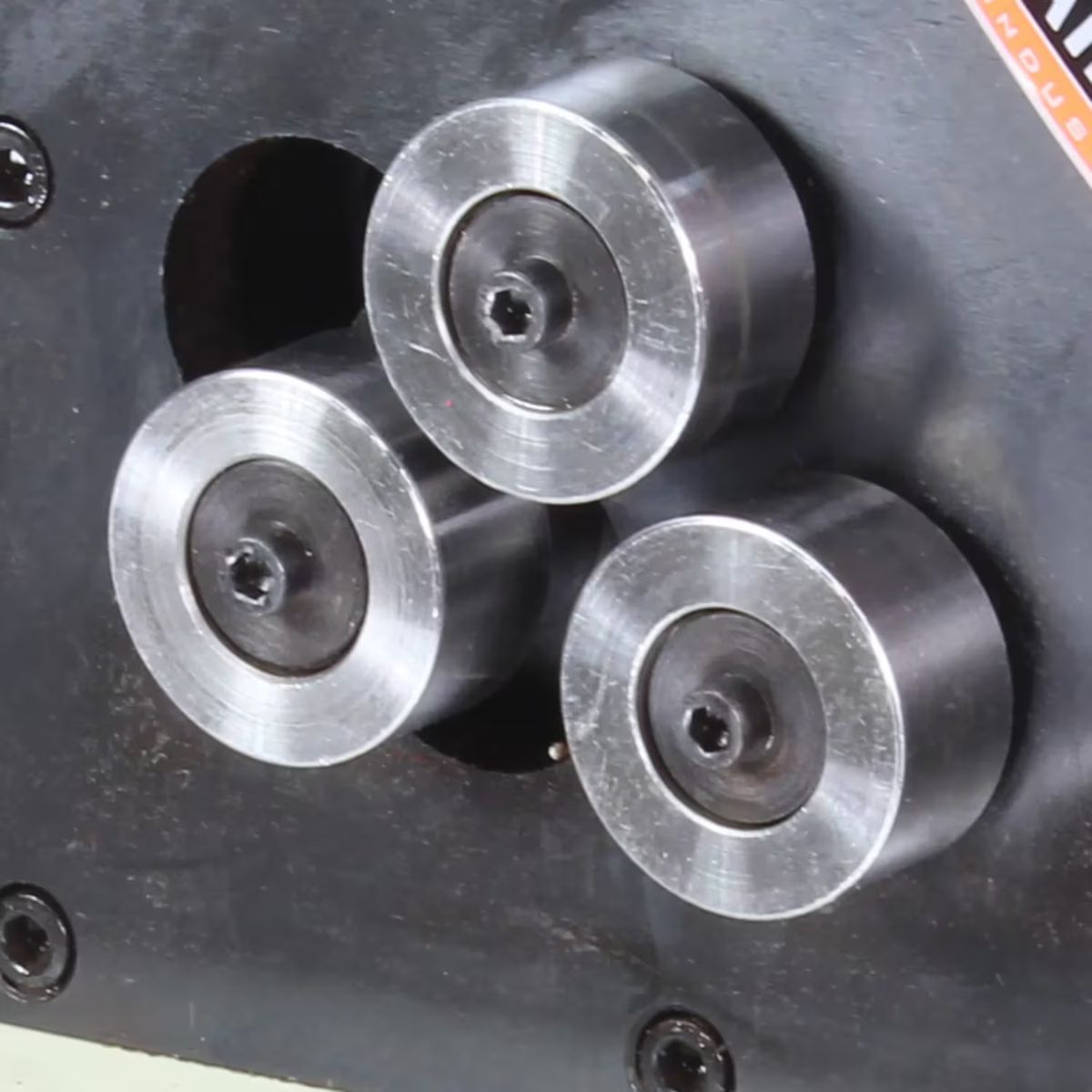 Baileigh R-M5 Manual Three-Roll Ring Bender with Stand