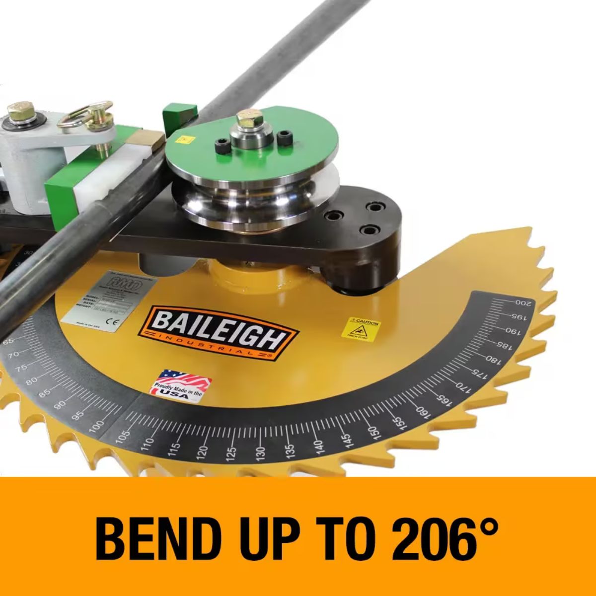 Baileigh RDB-100 Manual Rotary Draw Tube & Pipe Bender — 1-3/4" Capacity