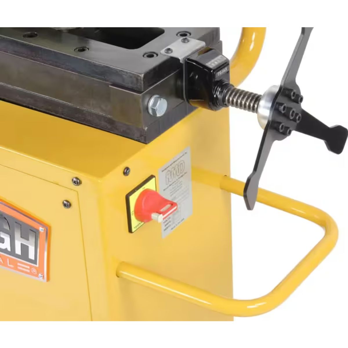 Baileigh RDB-250 220V Rotary Draw Bender with 170-Job Programmer — 2" Schedule 40 Pipe Capacity