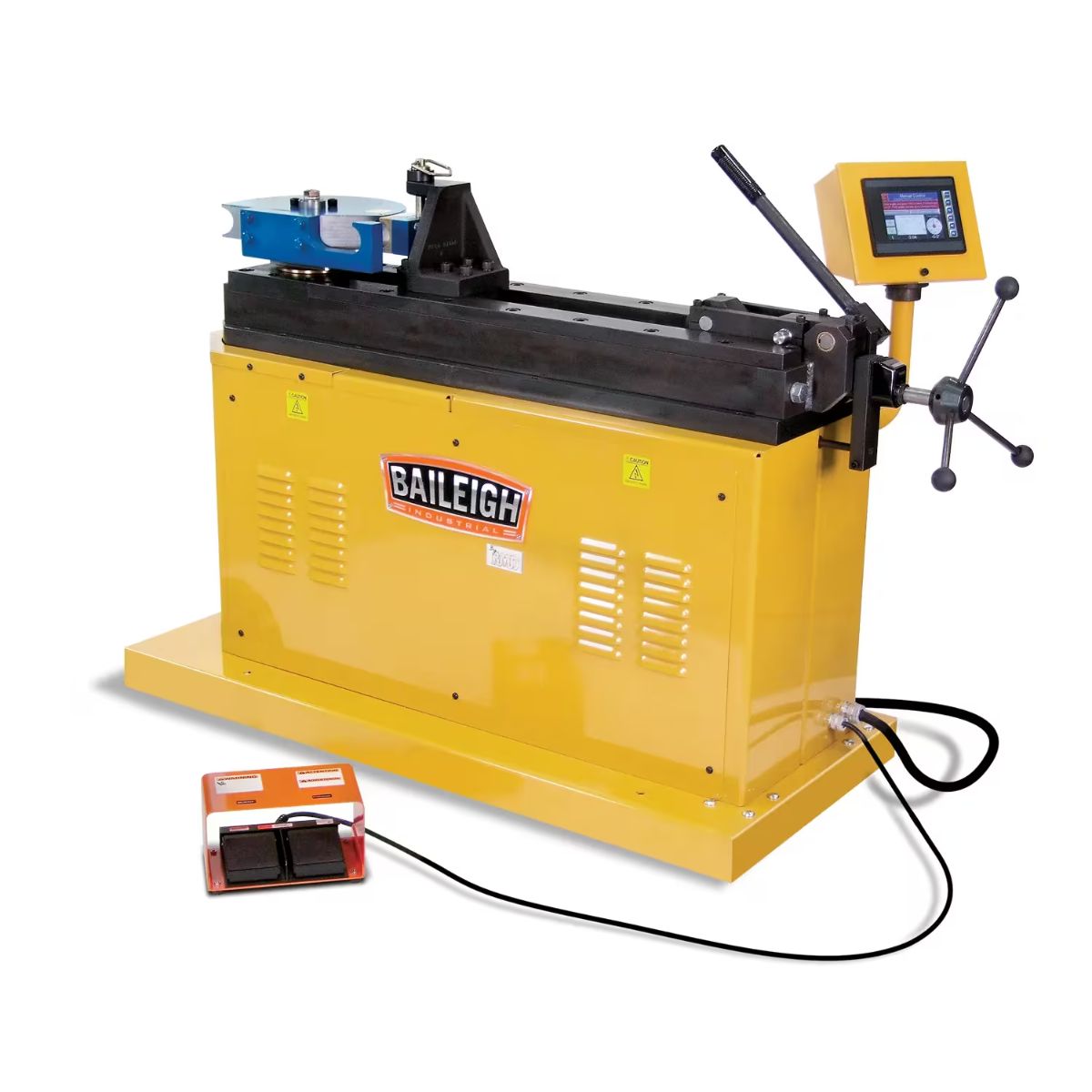 Baileigh RDB-350-TS 220V 3-Phase Rotary Draw Bender with Touch Screen Programmer — 2-1/2" Schedule 40 Pipe Capacity