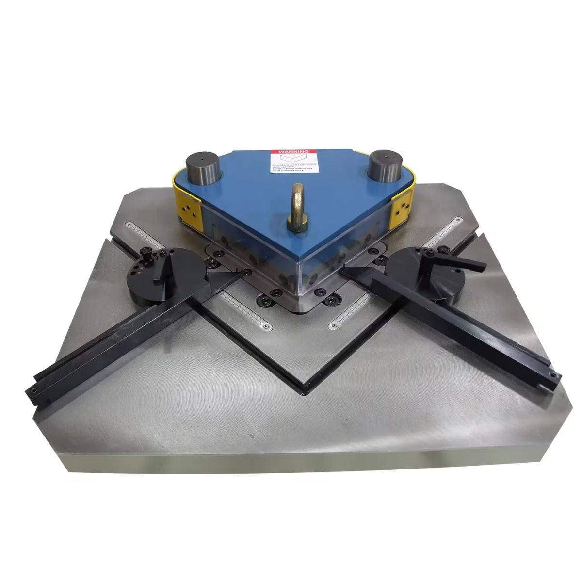 Baileigh SN-F09-MS 220V 3-Phase Hydraulic Fixed Angle Sheet Metal Notcher — 9 Gauge