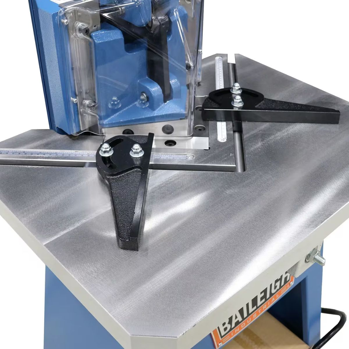 Baileigh SN-F11-AN Air-Operated Fixed Angle Sheet Metal Notcher — 11 Gauge