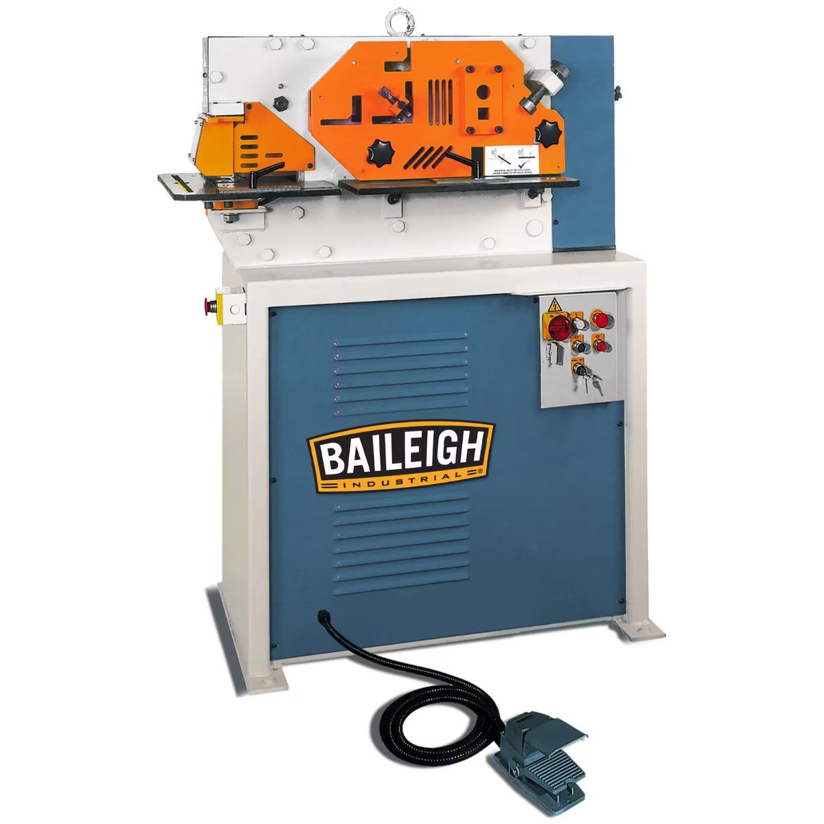 Baileigh SW-443 220V 3-Phase 44-Ton 4-Station Ironworker