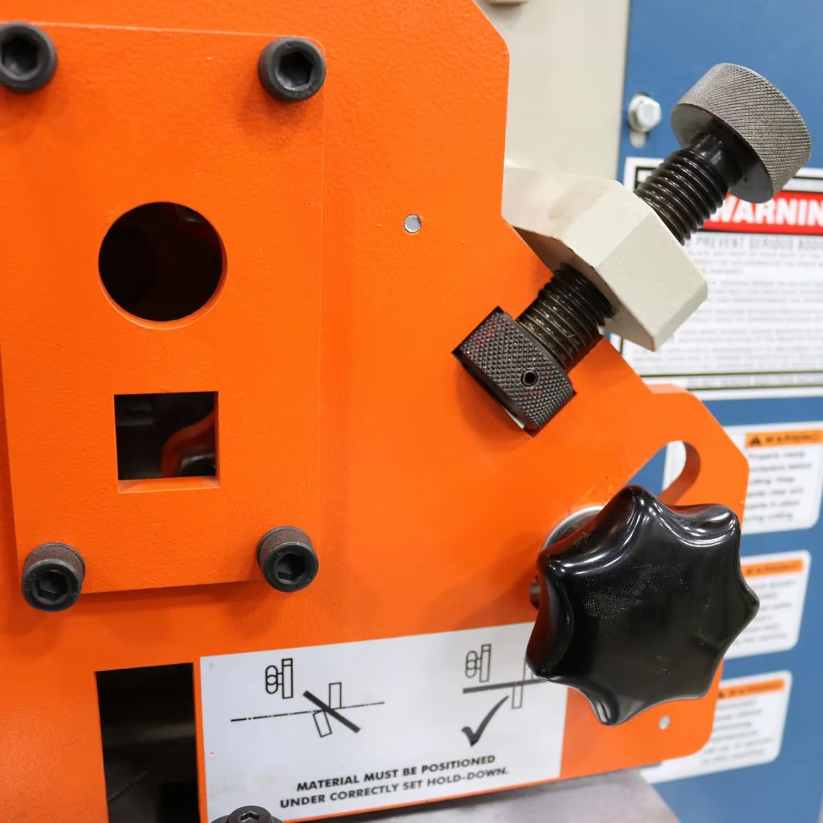 Baileigh SW-443 220V 3-Phase 44-Ton 4-Station Ironworker