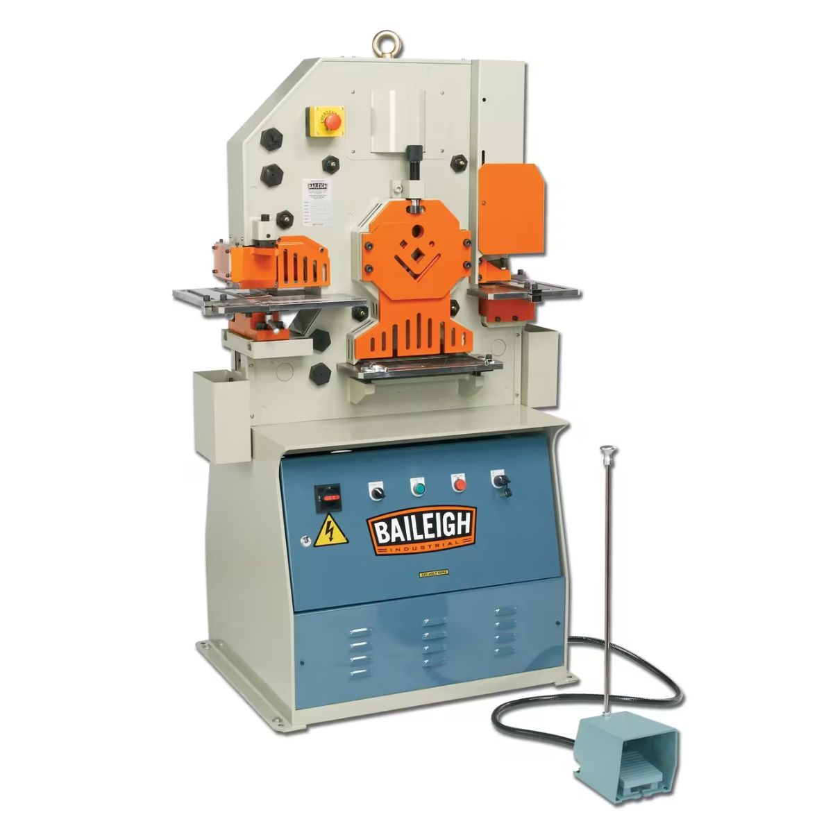 Baileigh SW-501 220V 1-Phase 50-Ton 5-Station Ironworker