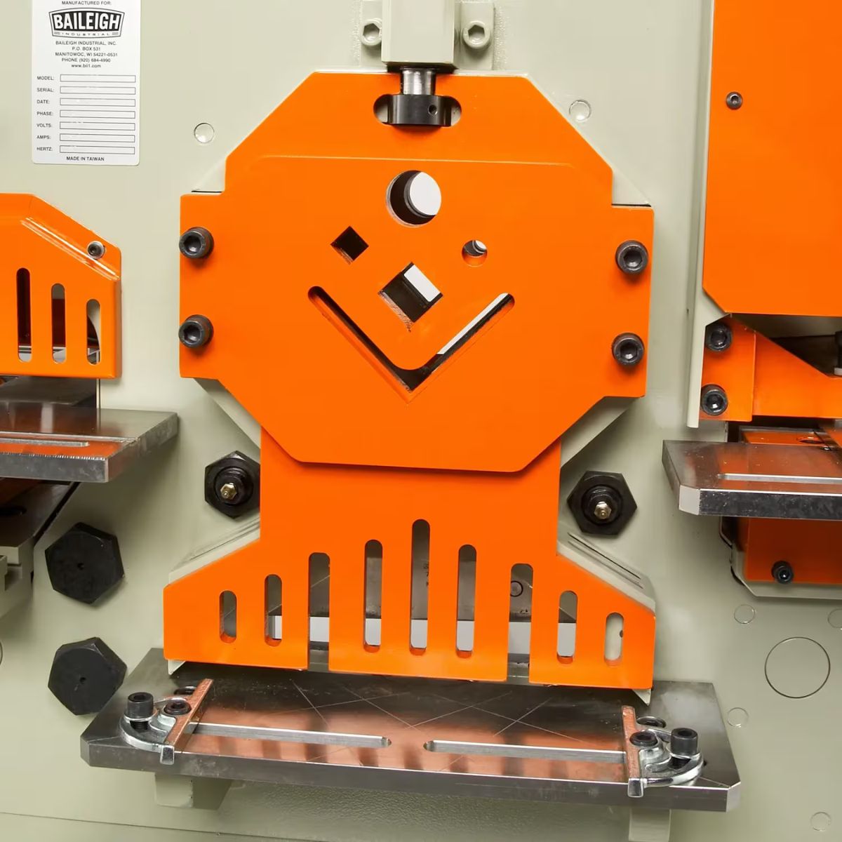 Baileigh SW-501 220V 1-Phase 50-Ton 5-Station Ironworker