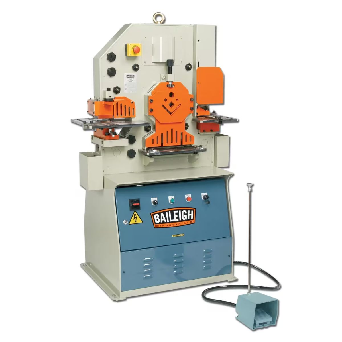 Baileigh SW-503 220V 3-Phase 50-Ton 5-Station Ironworker