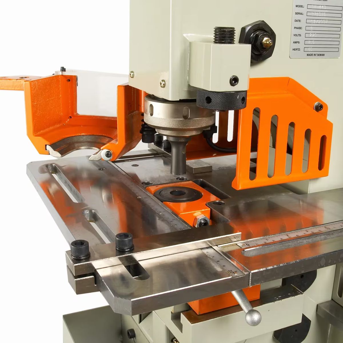 Baileigh SW-623 220V 3-Phase 62-Ton 5-Station Ironworker
