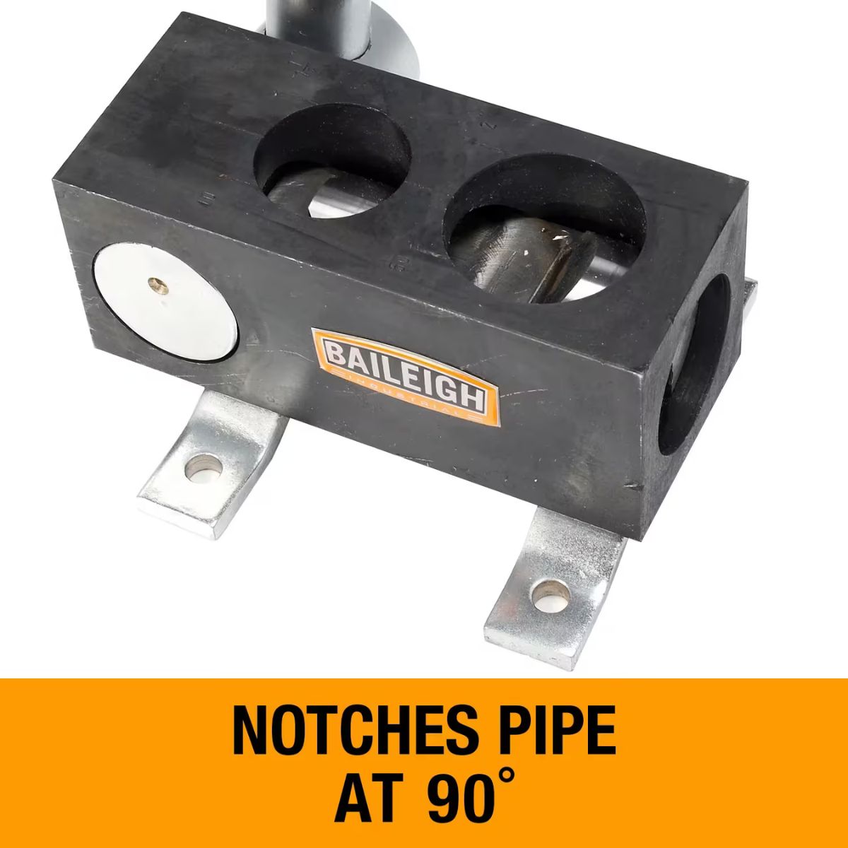 Baileigh TN-200M Manual Pipe Notcher — 1-1/2" to 2" Pipe