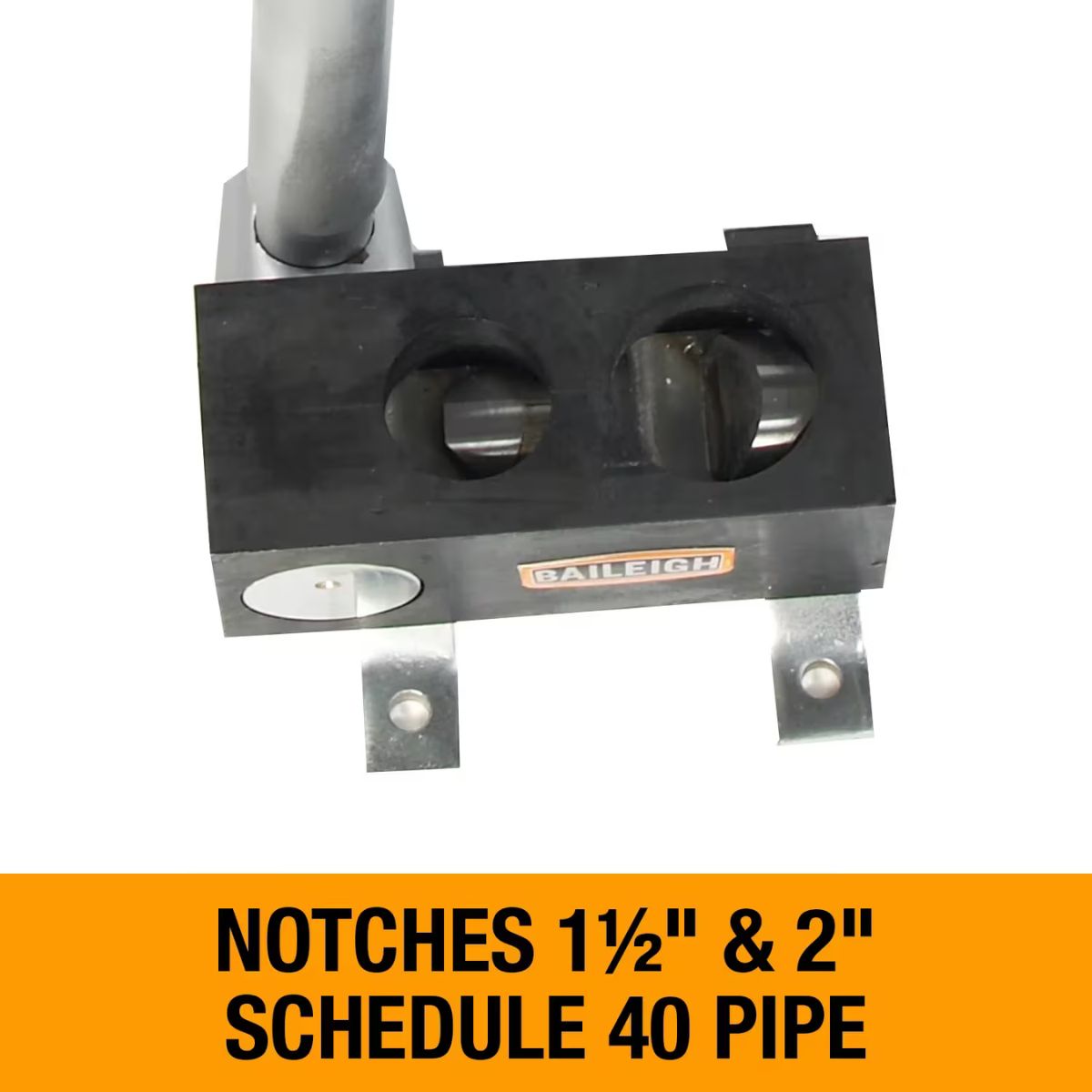Baileigh TN-200M Manual Pipe Notcher — 1-1/2" to 2" Pipe