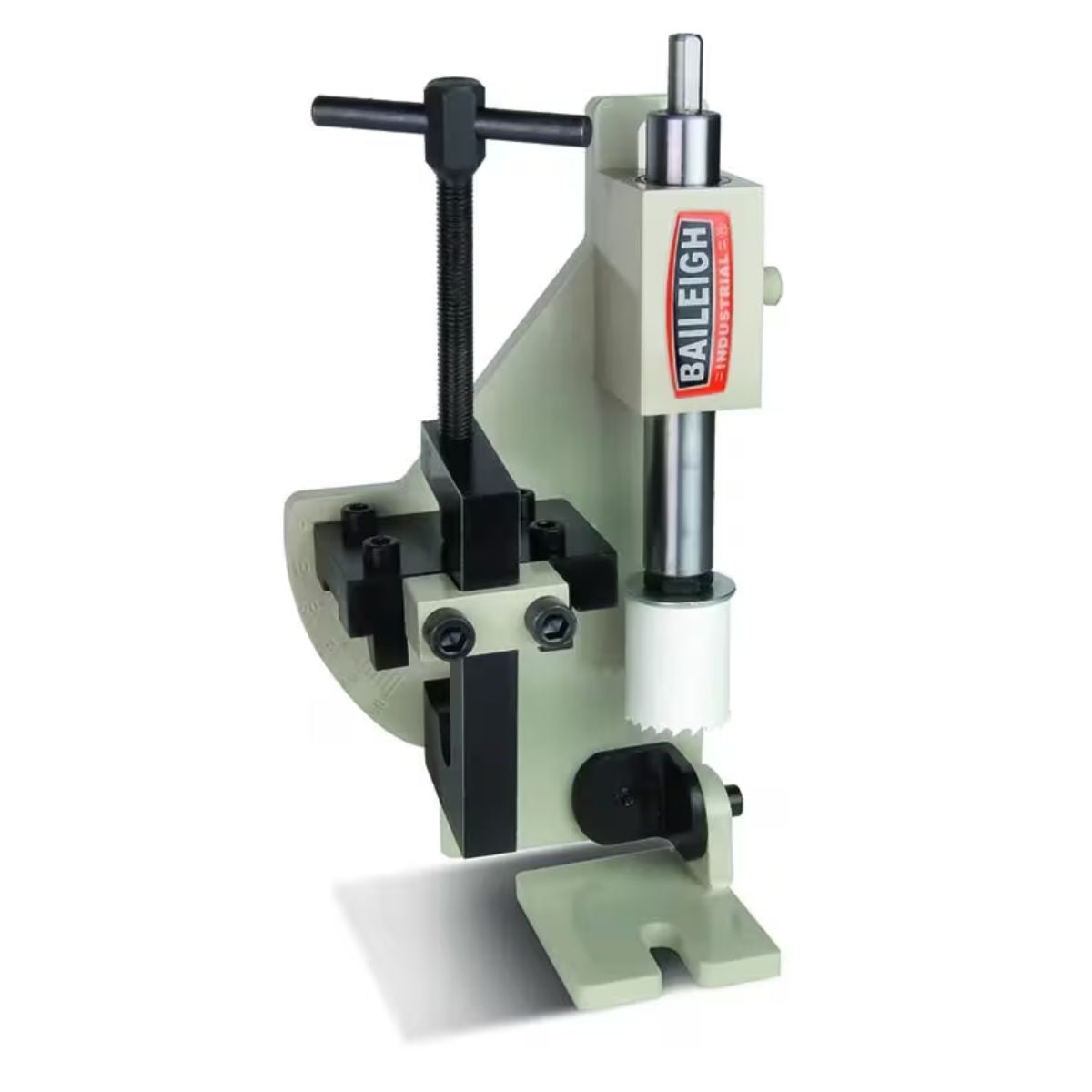 Baileigh TN-210H Drill Press & Vise Mount Hole Saw Tube Notcher — 3/4" to 2" OD