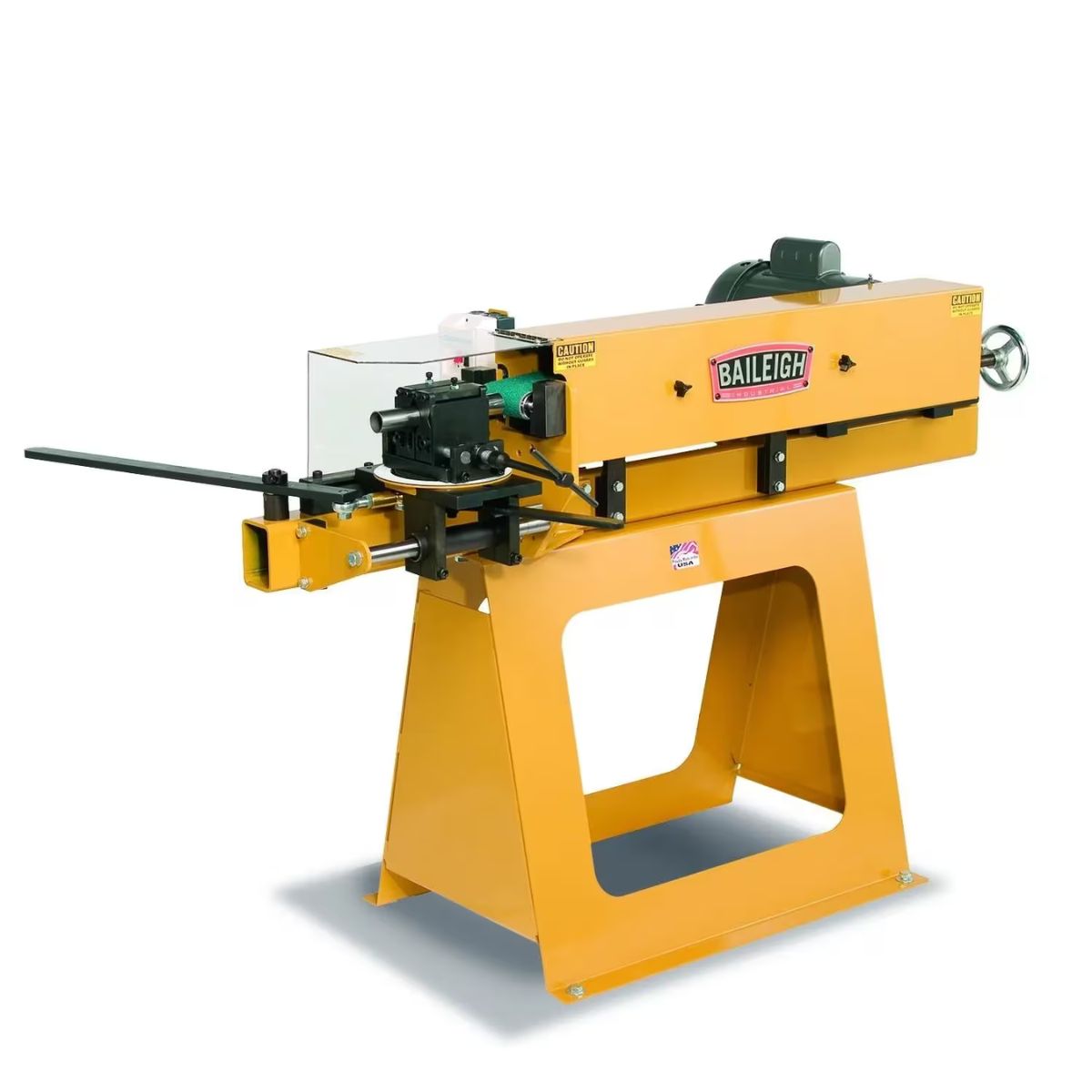 Baileigh TN-400 220V 3HP Abrasive Belt Tube Notcher — 4" Belt