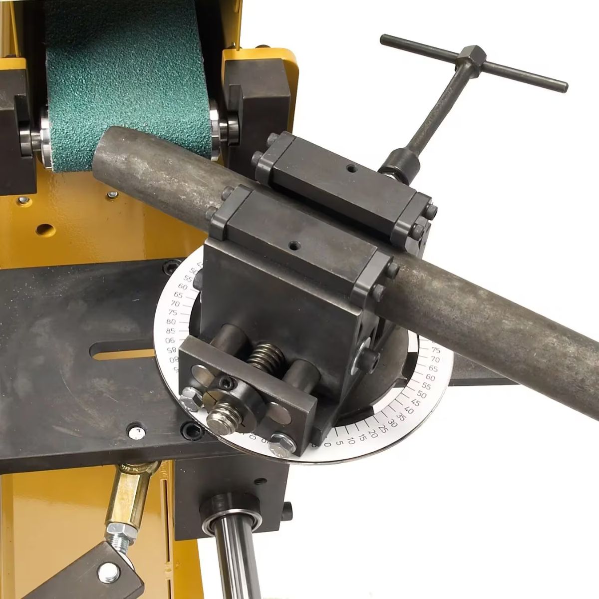 Baileigh TN-400 220V 3HP Abrasive Belt Tube Notcher — 4" Belt