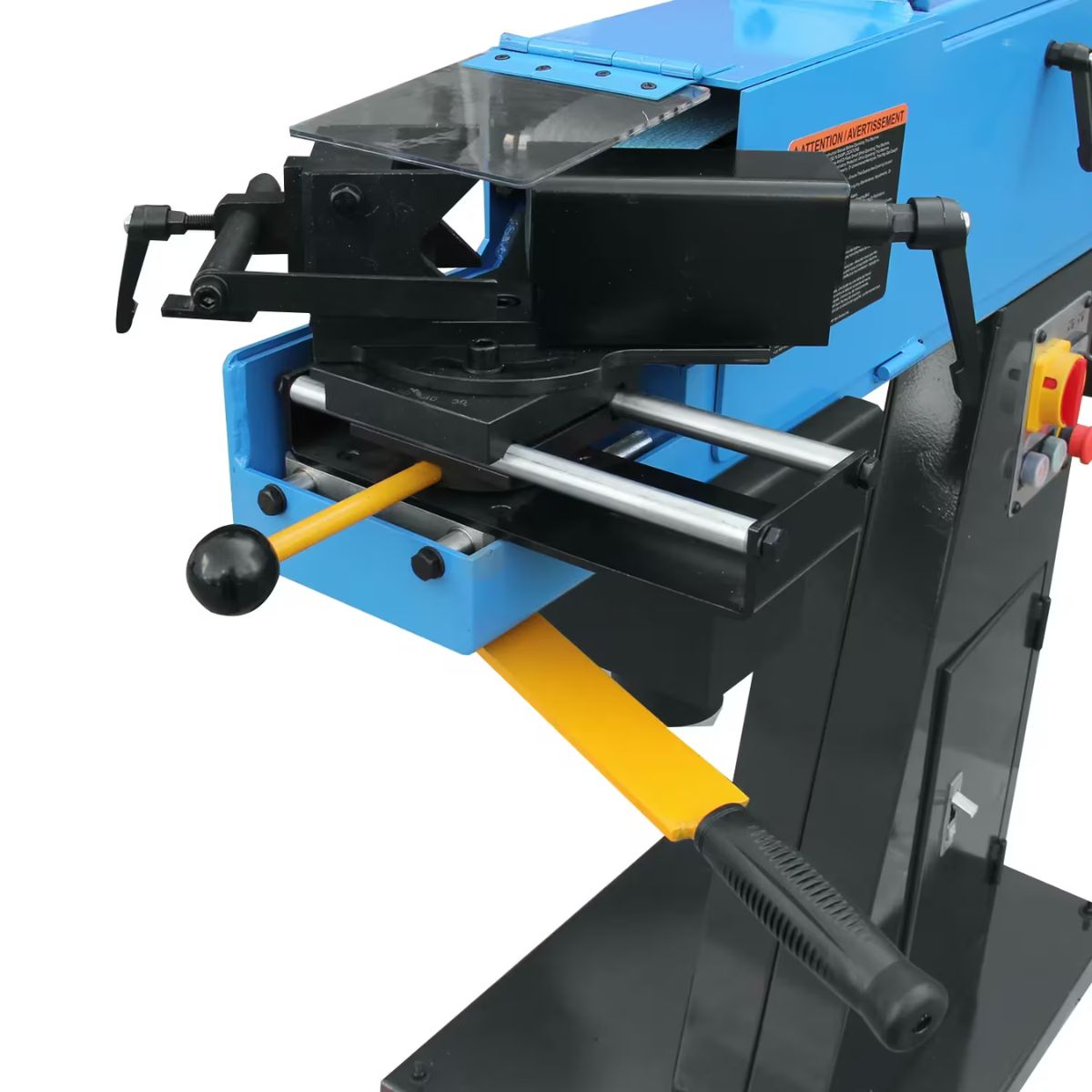Baileigh TN-400X3 220V 3-Station Abrasive Belt Tube Notcher — 4HP