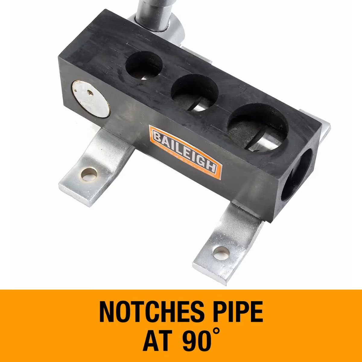 Baileigh TN-125M Manual Pipe Notcher — 3/4" to 1-1/4" Pipe