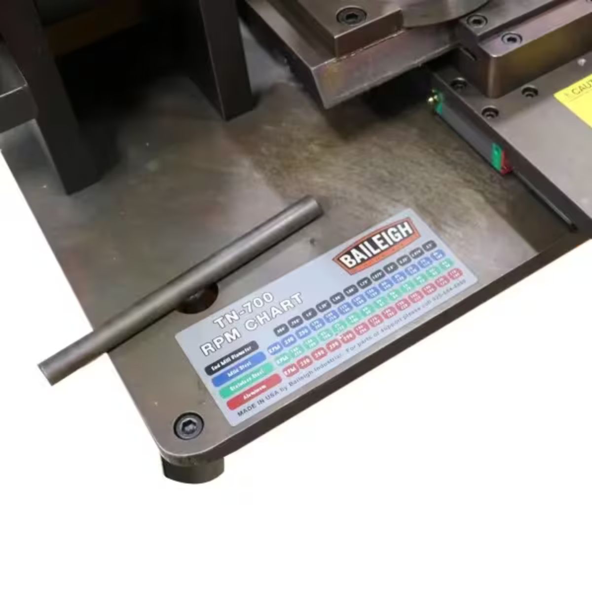 Baileigh TN-700 110V End Mill Tube & Pipe Notcher