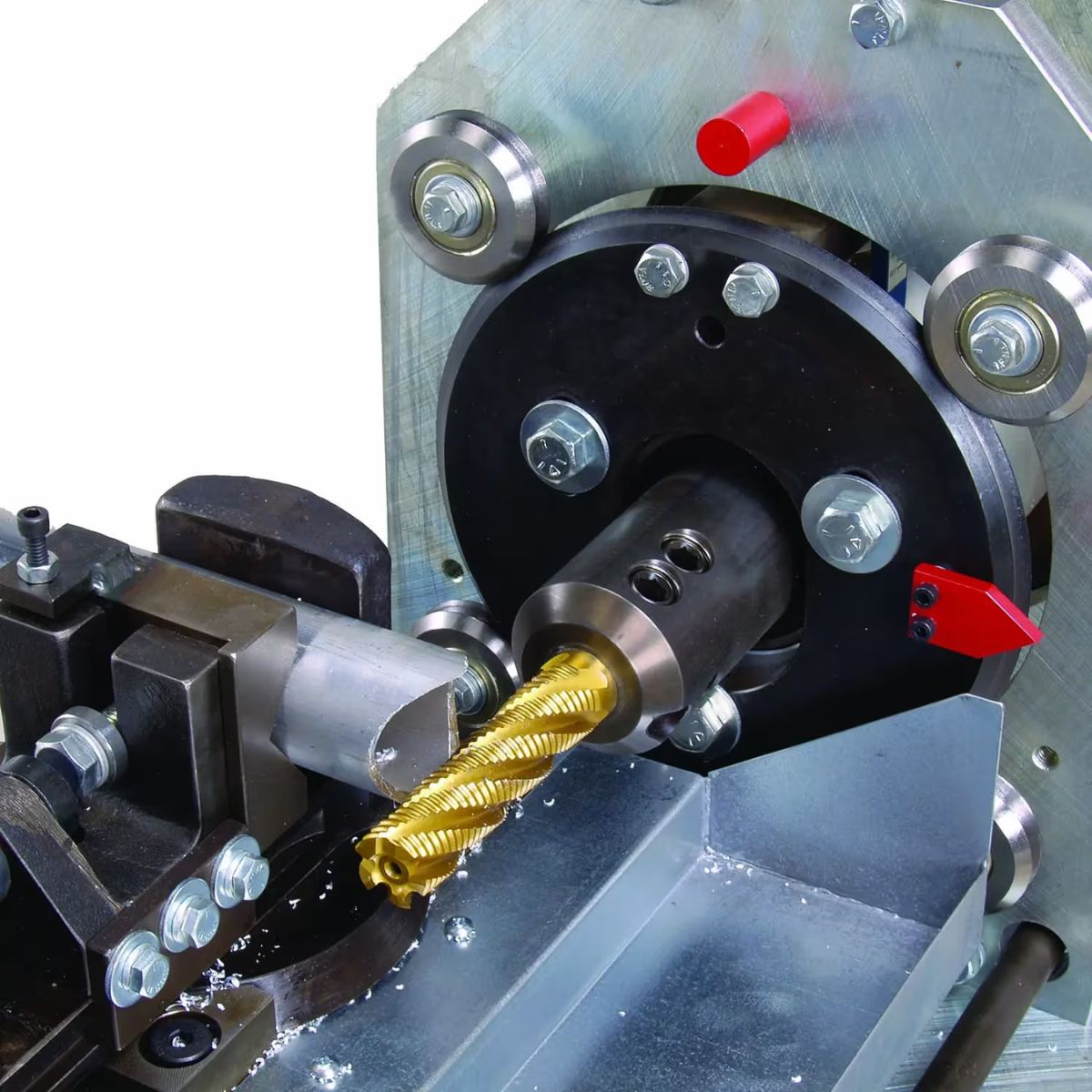 Baileigh TN-800 110V Eccentric Cut End Mill Tube & Pipe Notcher