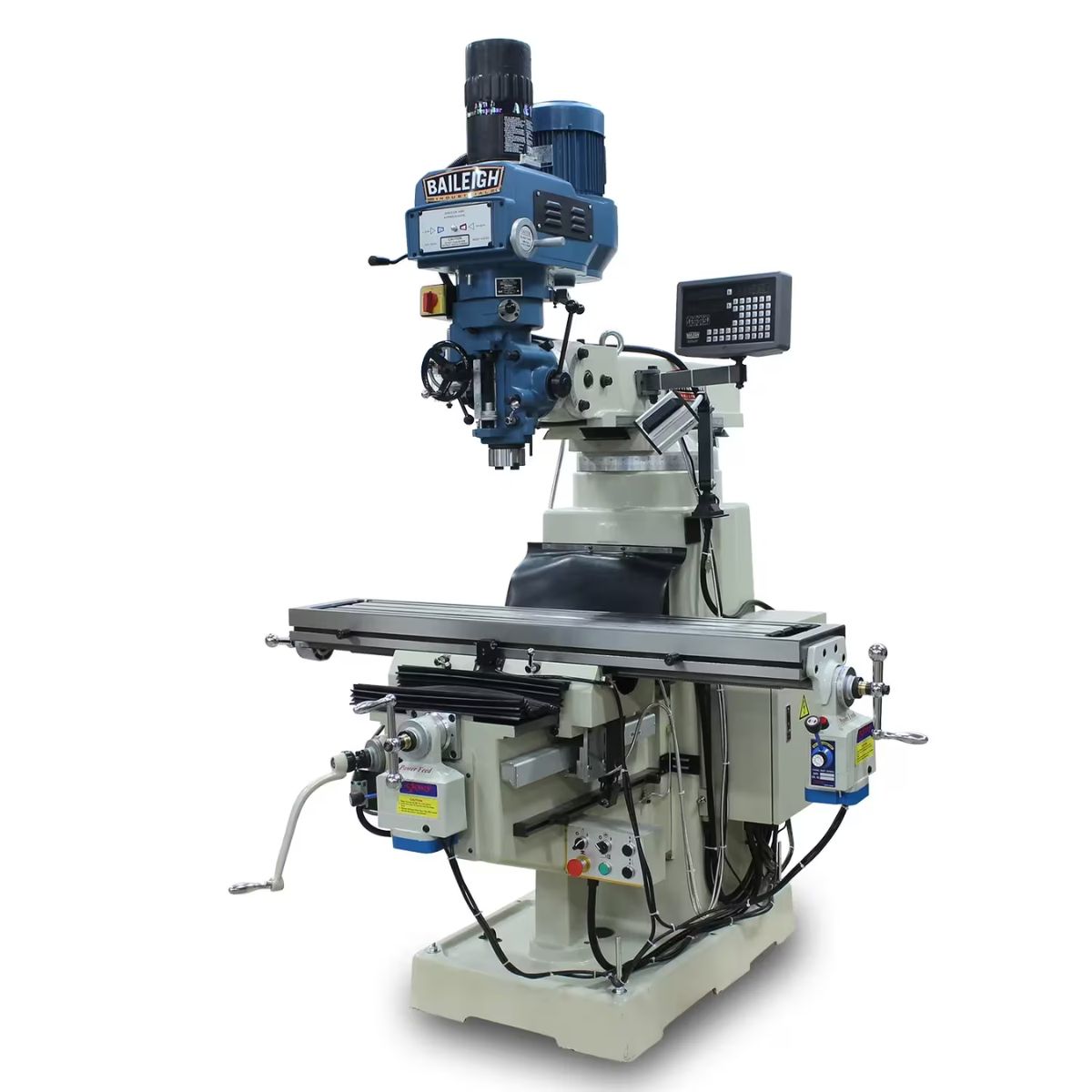 Baileigh VM-1054E-VS 10" × 54" Variable Speed Vertical Milling Machine