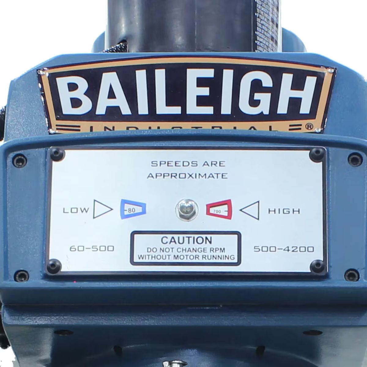 Baileigh VM-1054E-VS 10" × 54" Variable Speed Vertical Milling Machine