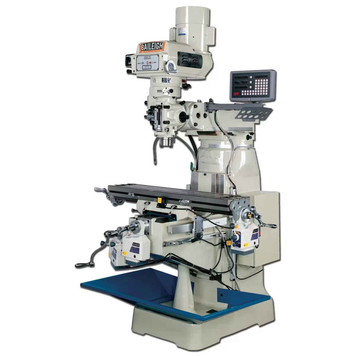 Baileigh VM-942-1 9" × 42" Variable Speed Vertical Milling Machine