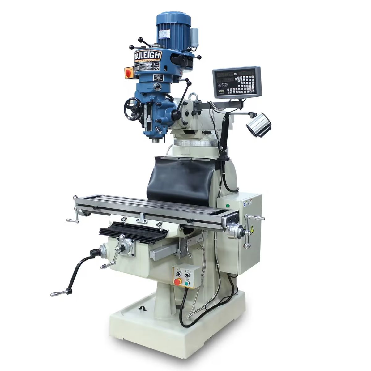 Baileigh VM-942E-1 9" × 42" Step Pulley Vertical Milling Machine