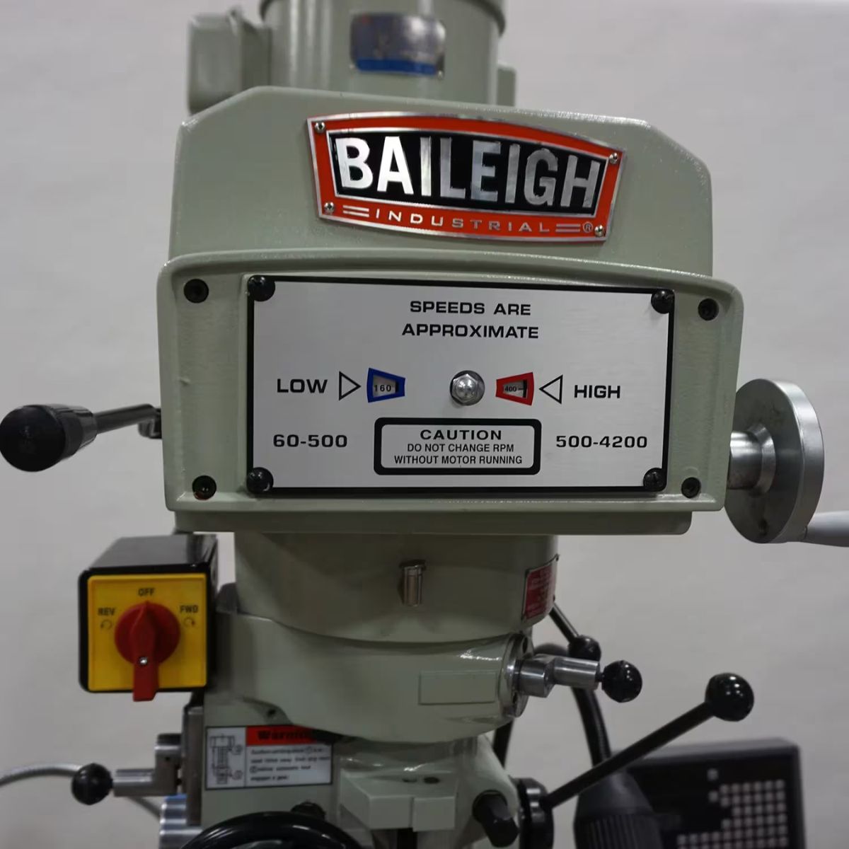 Baileigh VM-949E-VS 9" × 49" Variable Speed Vertical Milling Machine
