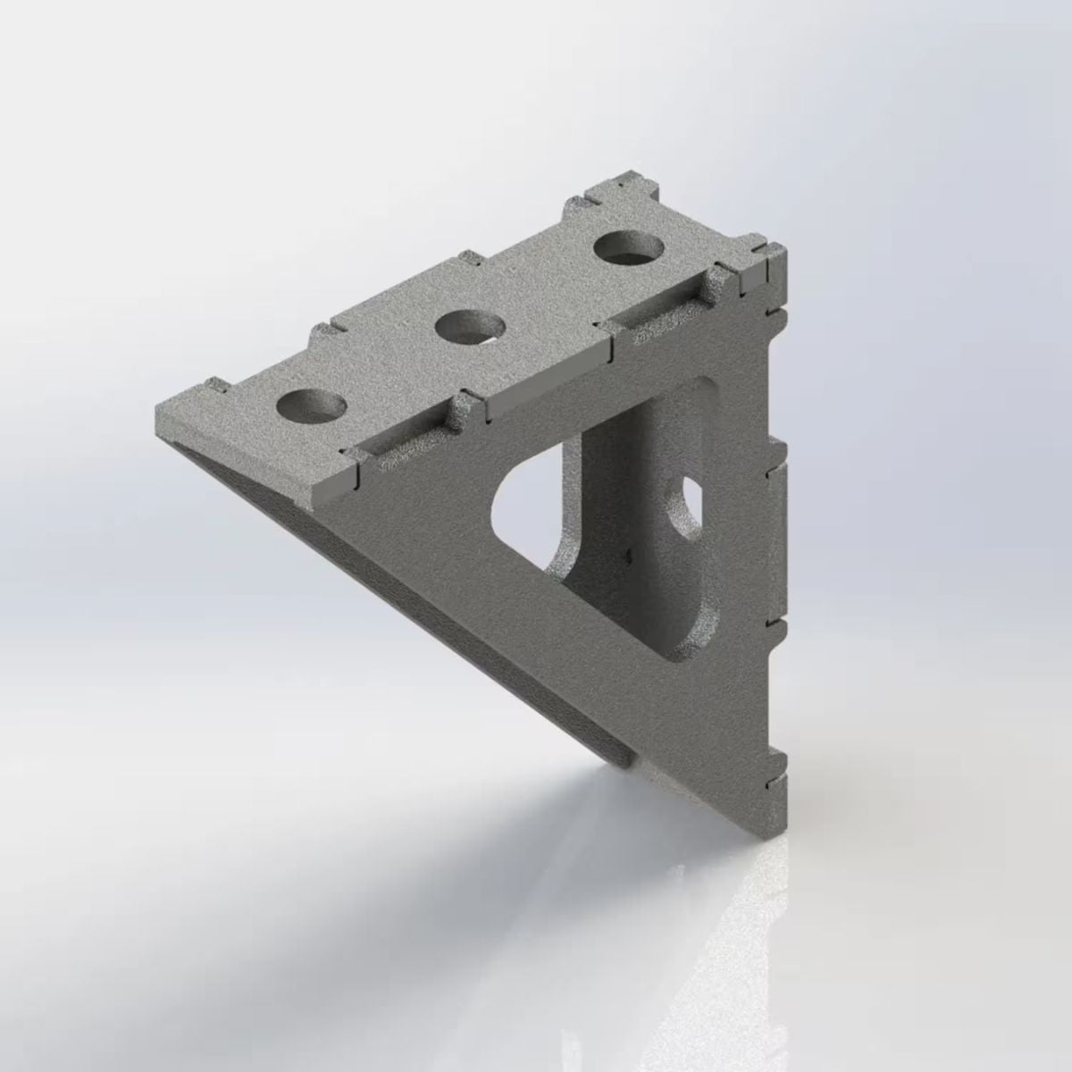 Baileigh WJT-AB642UW-16 Angle Block for 16mm Welding Tables — 6" × 4" × 2"