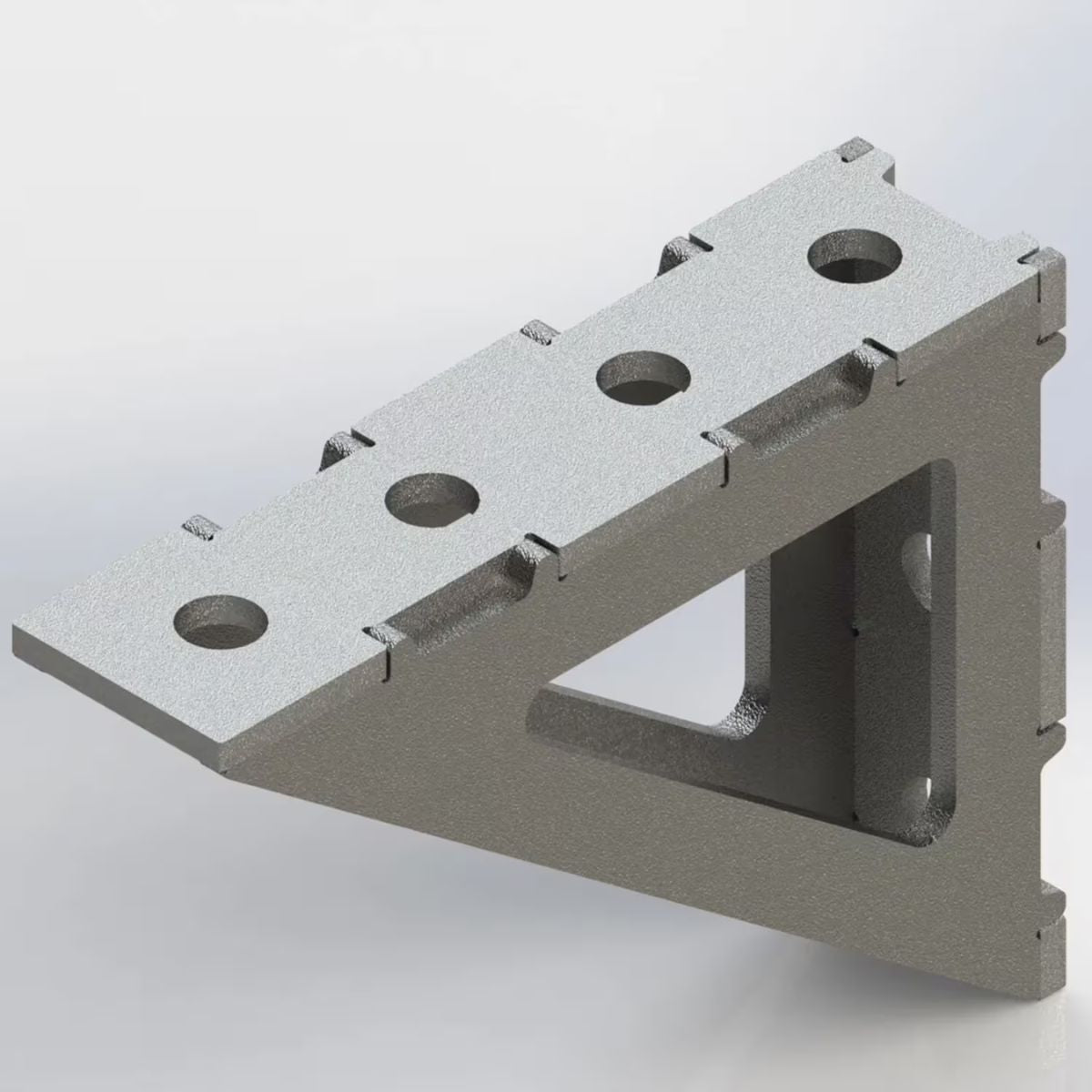 Baileigh WJT-AB762UW-16 Angle Block for 16mm Welding Tables — 7.75" × 6" × 2"