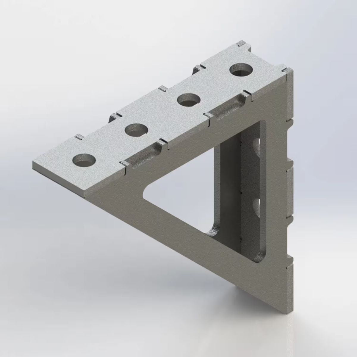 Baileigh WJT-AB772UW-16 Angle Block for 16mm Welding Tables — 7.75" × 7.75" × 2"
